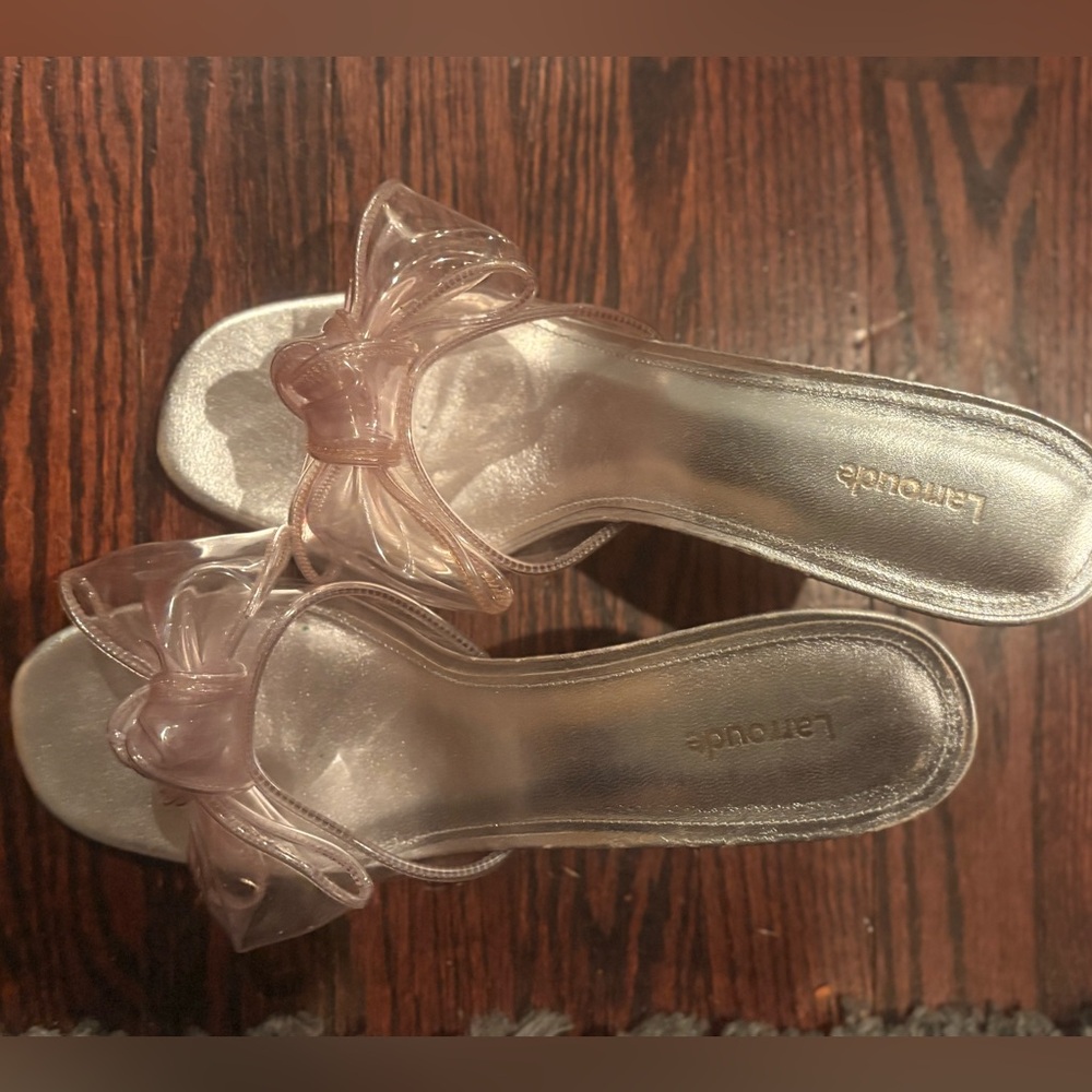 Larroude clear bow heels - Picture 3 of 5